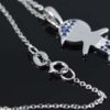 sapphire baby boy necklace