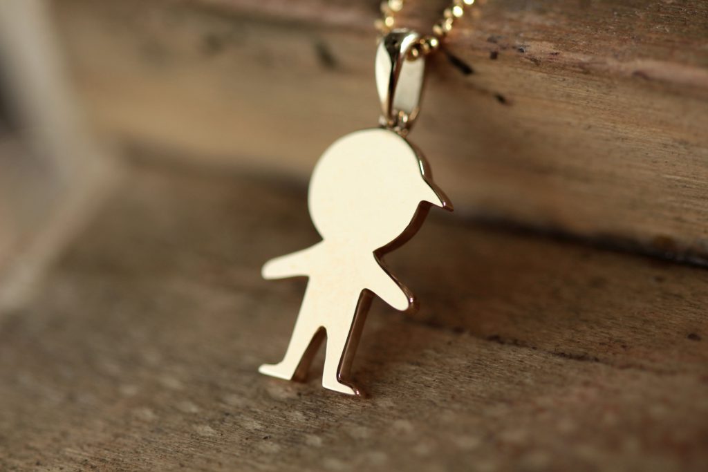 Diamond Baby Boy Pendant Jewellery by Spektor