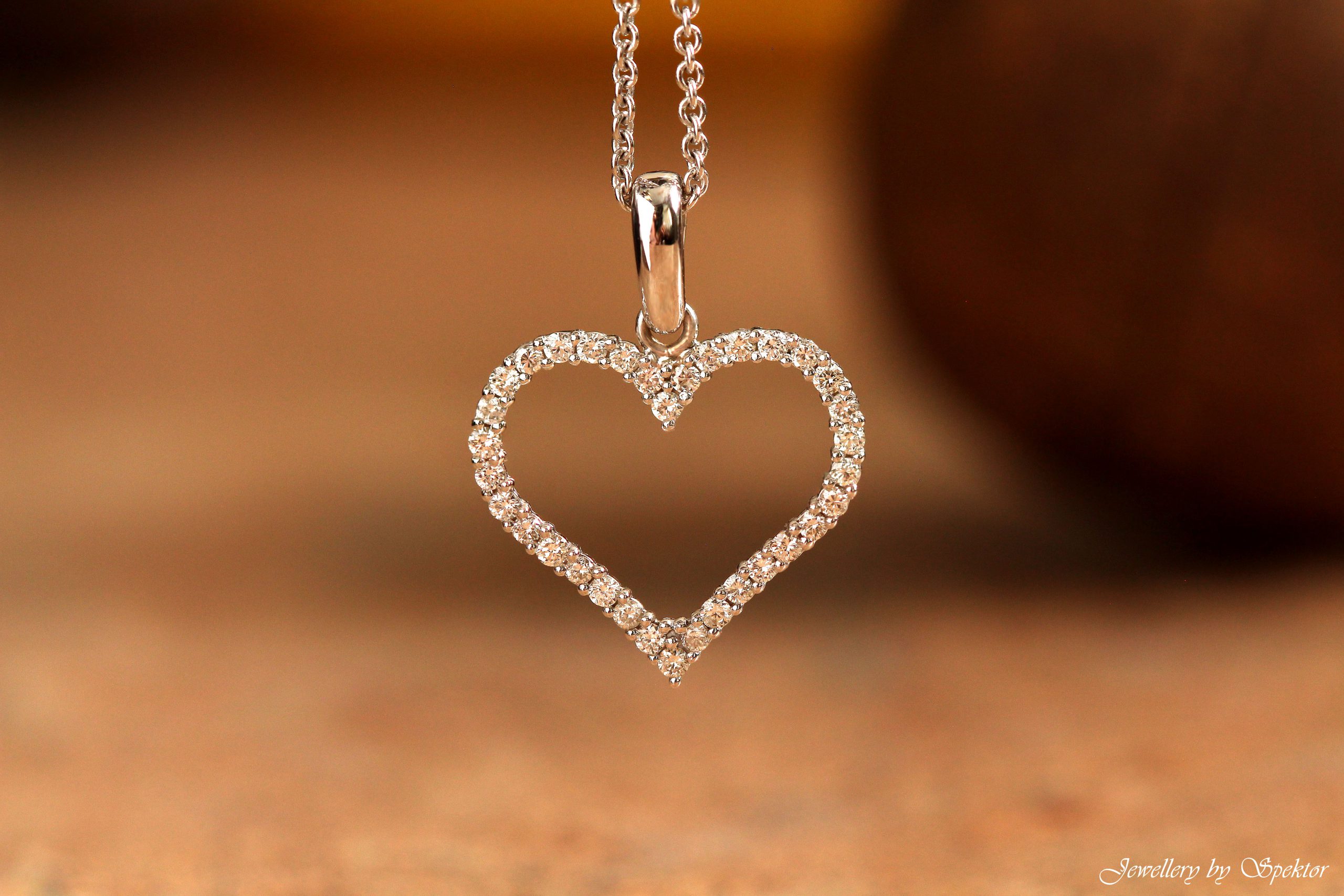 Buy 0.20ct Diamond Heart Pendant Necklace in 9K White Gold for Women,  Miracle Diamond Heart Pendant Necklace in 9ct Solid White Gold for Girls  Online in India - Etsy