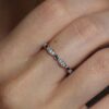 sapphire band on hand