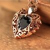open heart pendant