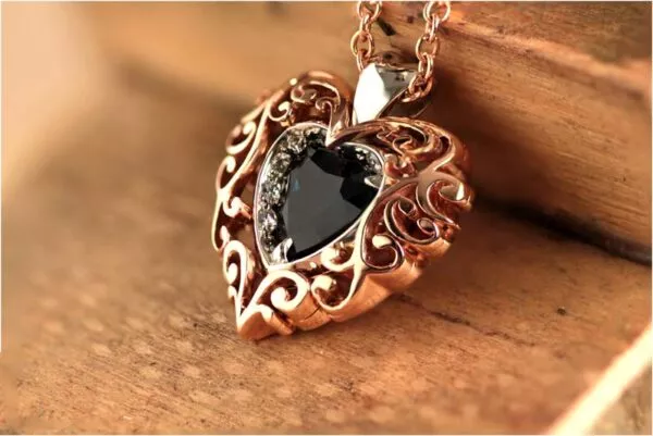 open heart pendant
