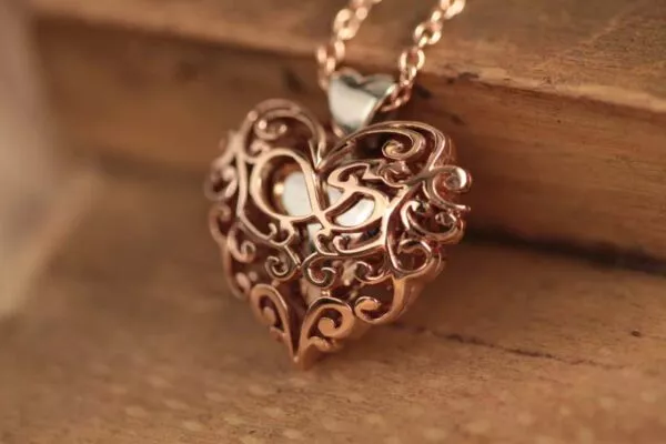 two tone gold necklace