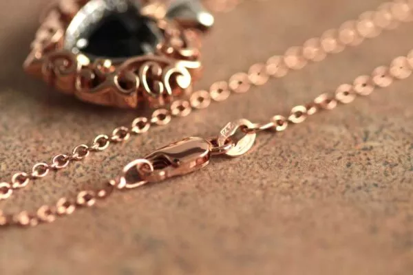 open heart necklace