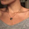 sapphire heart necklace