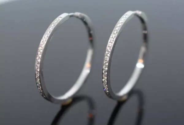 large hoop earrings