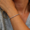 Diamond Tennis Bracelet 14K White Gold - Image 3