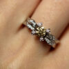 Fancy Brown Diamond Ring 18K White Gold - Image 2