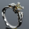 diamond brown ring