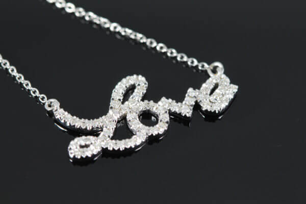 love diamond necklace