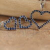 sapphire heart set
