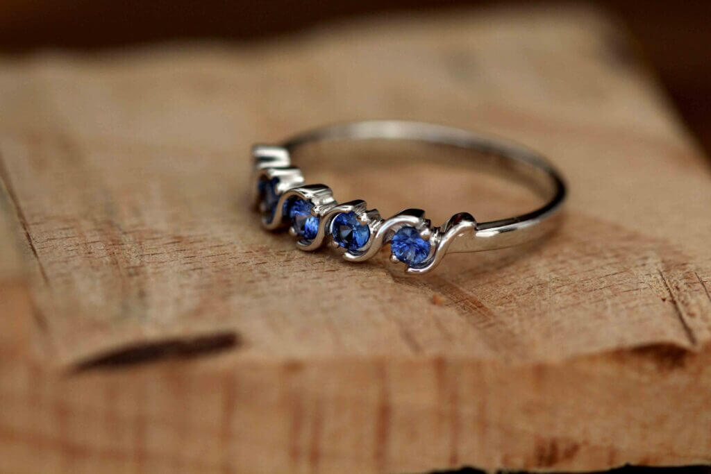 sapphire eternity ring